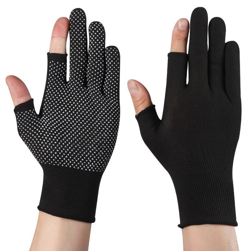 Nylon Anti-slip Wear-resistant Gel Coated Gloves: Lightweight, High-Elasticity, Thin Work Gloves for Men and Women