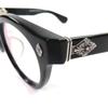 Tolle CHROME HEARTS Brille PETER ARNELL schwarz Herren Gebraucht