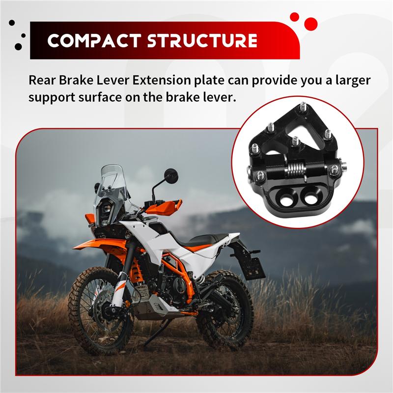 A28G-Motorcycle Foldable Rear Brake Pedal For Duke 690 790 890 390 690 1290 Adventure Brake Lever Extension