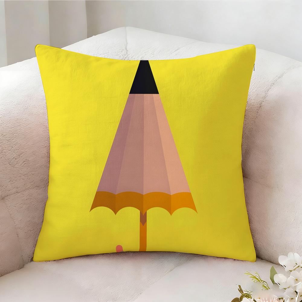 Funny Quirky Musical Instrument Pillow Case Pillowcase Doublesided Printed Sofa Cushion Bedroom Headboard Pillow