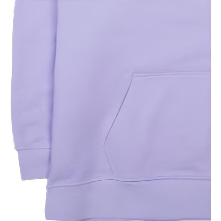 New Era Logo Schachbrettmuster Aufdruck Einfarbig Pullover Sweatshirt Herren sweatshirt Hell-Lila 13558571