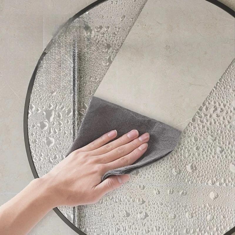 Thickened Magic Cleaning Cloth Microfiber Glass Clean Towel Reusable Washable Lint-free Cleaning Rags for Kitchen Glass Car