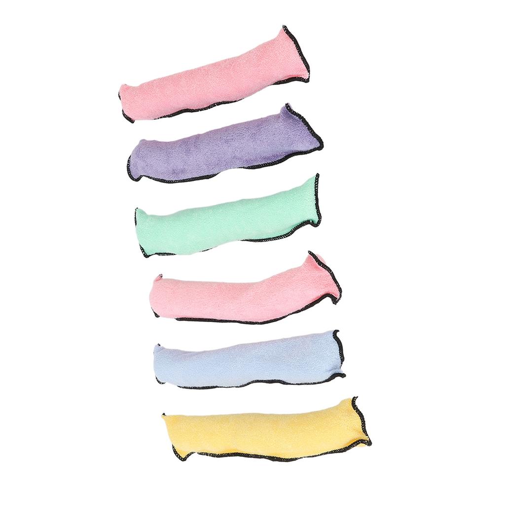 Heatless Curlers Safe Lightweight Portable Sponge Hair Rollers for Women Girls Children 6pcs