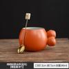 Everything Goes Well, Persimmon Ceramic Tea Separation Office Tea Cup With Lid Spoon Activity Holiday Gifts