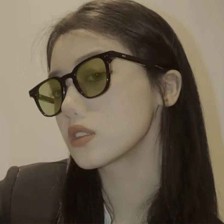 Yellow Black Shades Vintage Square Cycling Sunglasses Women Oversized Sun Glasses Fashion Uv400 Eyewear Bicycle Goggles