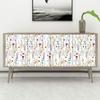 Floral Peel and Stick Wallpaper Multi Color Self-Adhesive Wall Paper Removable Wall Decor for Home Bedroom Walls Doors Stairs