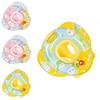 New Cartoon Bear Thickened Inflatable Bottom Children's Swim Ring Baby Infant Steering Wheel Swim Ring Sitting Ring Buoy