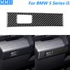 For BMW 5 Series I5 G60 G68 2024 2025 Carbon Fiber Main Driver Dashboard Panel Trim Cover Car Accessories Decoration Sticker