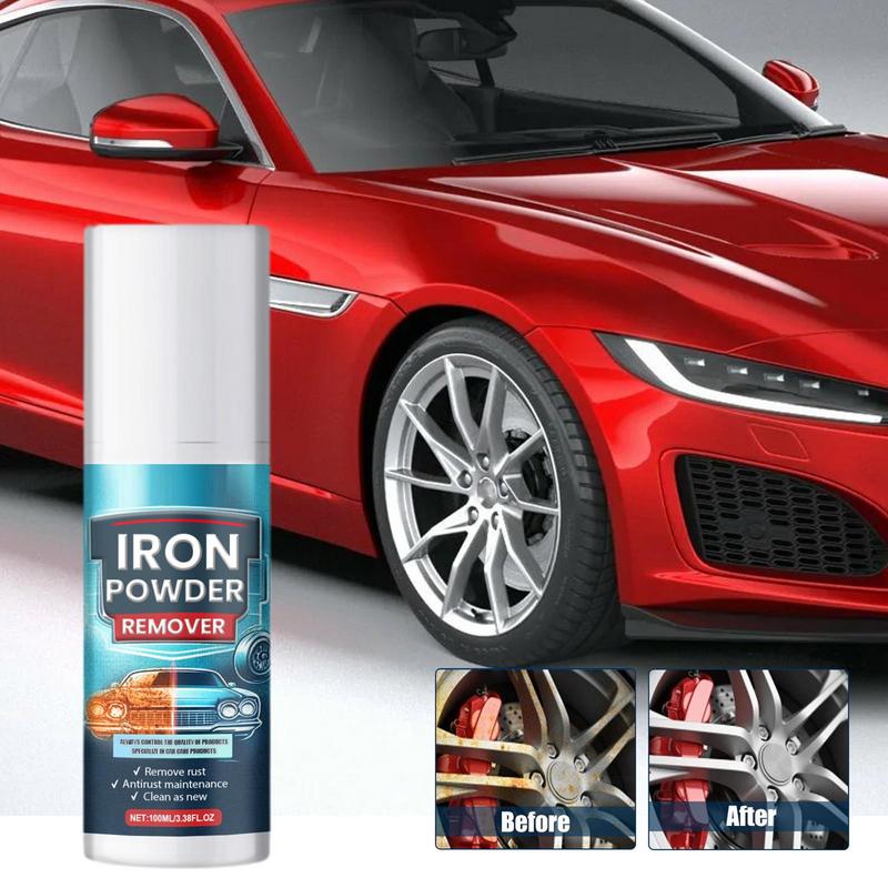 Iron Powder Cleaning Metal Surface Chrome Paint Car Cleaning Car Remover Maintenance Cleaning Rust Spray Metal Cleaner Iron Rust