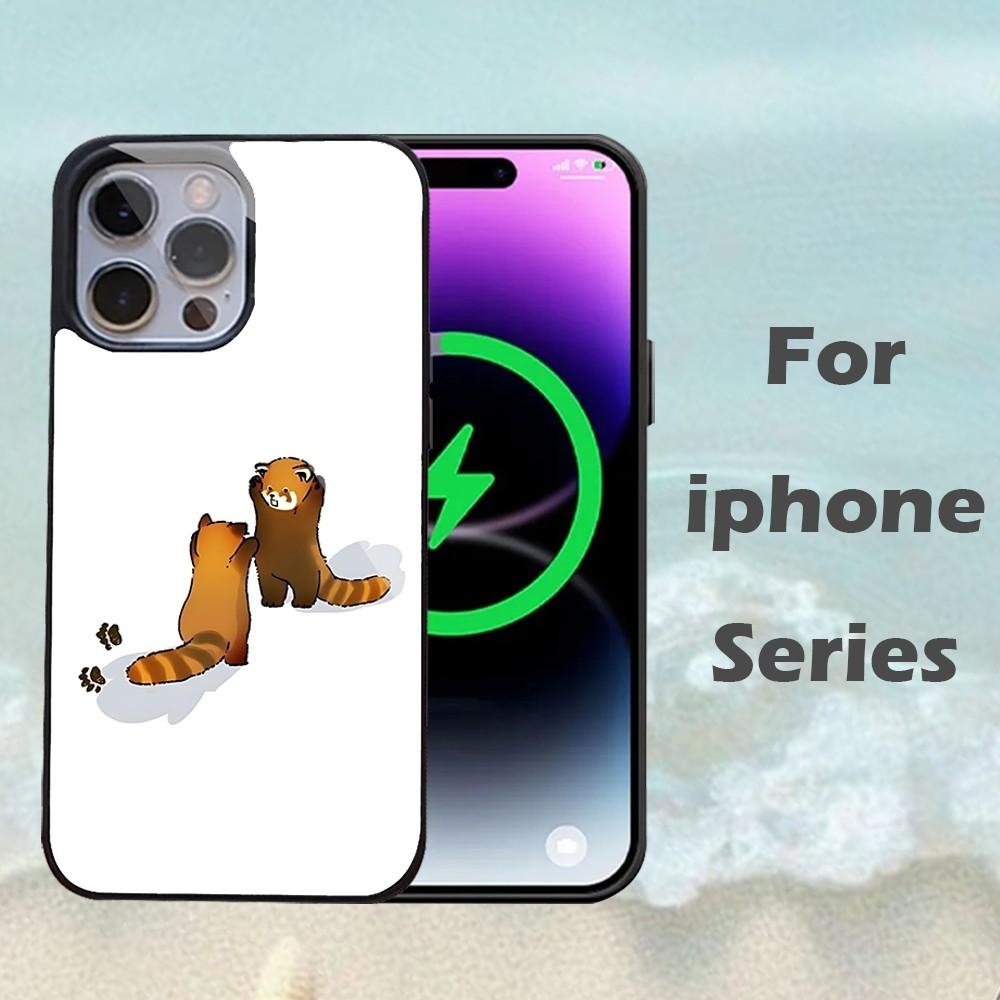 Red Panda Phone Case For IPhone 16 15 14 13 Pro Max 11 12 Mini Alex Mirror For Magsafe Wireless Charging Cover