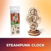 Ugears Steampunk Clock Wooden Puzzle Craft Model No Glue or Tools Required Beginner Level Kids and Adults - - -