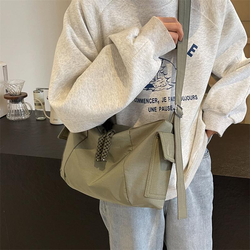 Холщовая сумка через плечо Женская большая сумка Большая вместительная дорожная сумка — фото 6