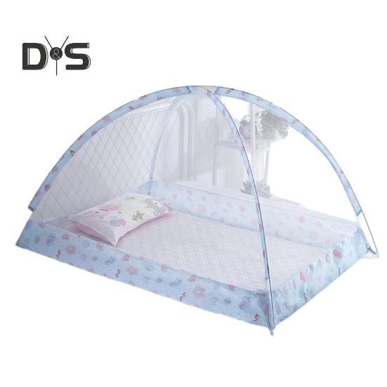 Bed Cover Curtain Full Cover Design Encrypted Yarn Easy To Fold Open Quickly Bottomless Anti-mosquito Polyester Infant Yurt Mosquito Net Bed Accessory
