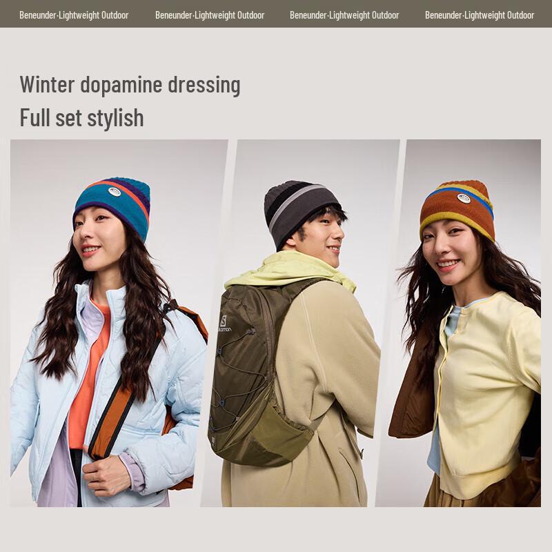 Beneunder Unisex Warm Knit Beanie Hat