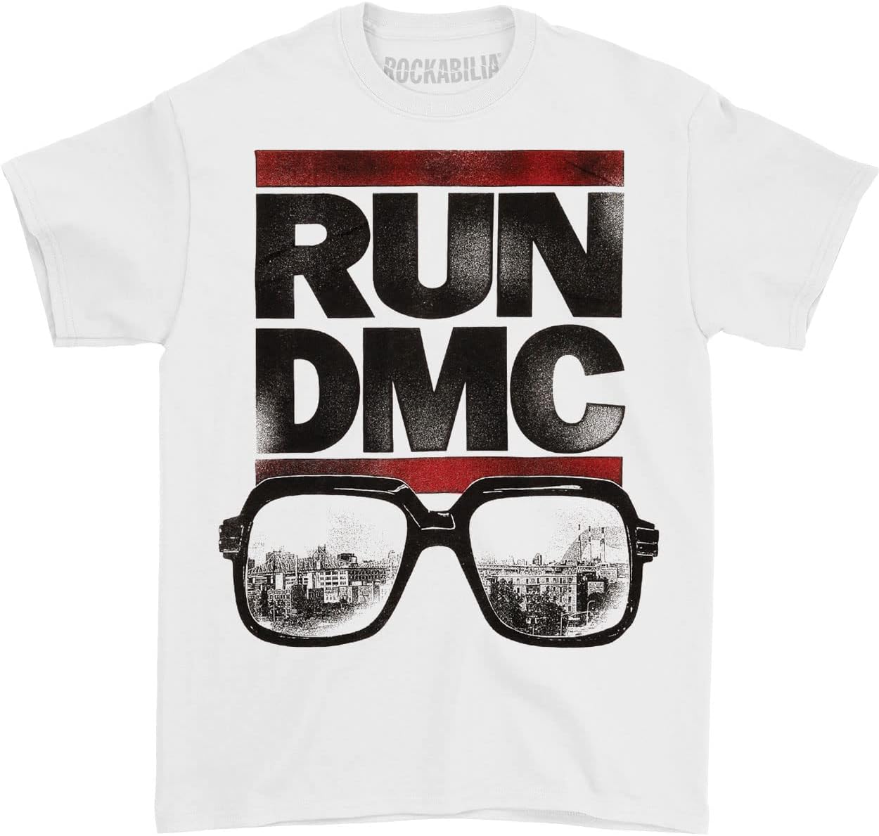 Bravado Men s Run Dmc Glasses Cityscape T-Shirt S разноцветный