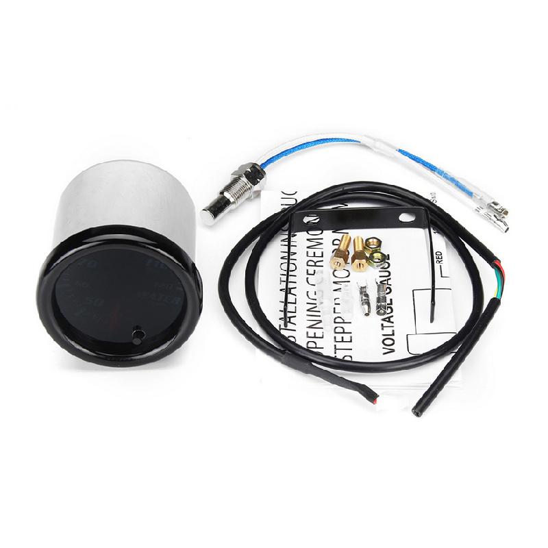 Universelles Auto 2" / 52 mm 7 Farben LED Kühlmittel Temperatur Temp Anzeige Messgerät