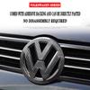 BRK1 Car Logo Front Grille Rear Trunk Decoration Sticker Accessories For Volkswagen VW GTI Golf 6 7 8 Polo VW CC PasValve Stems Caps