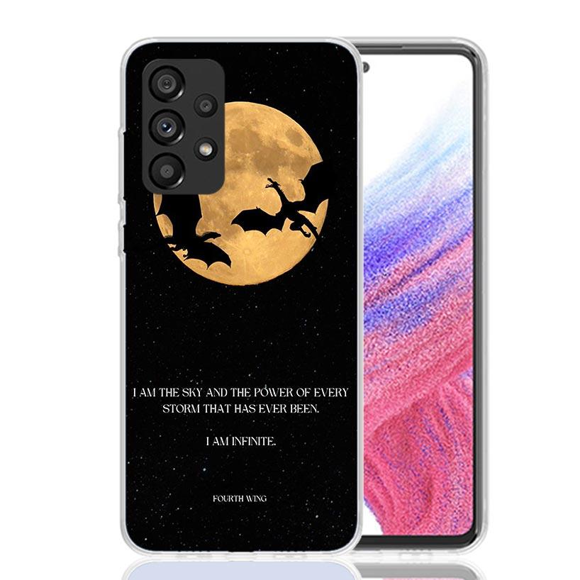 F-Fourth W-Wing Dragon Phone Case for Samsung Galaxy A17 A16 A15 A14 A13 A57 A56 A55 A54 A53 A37 A36 A35 A34 A33 A26 A25 A24 A23
