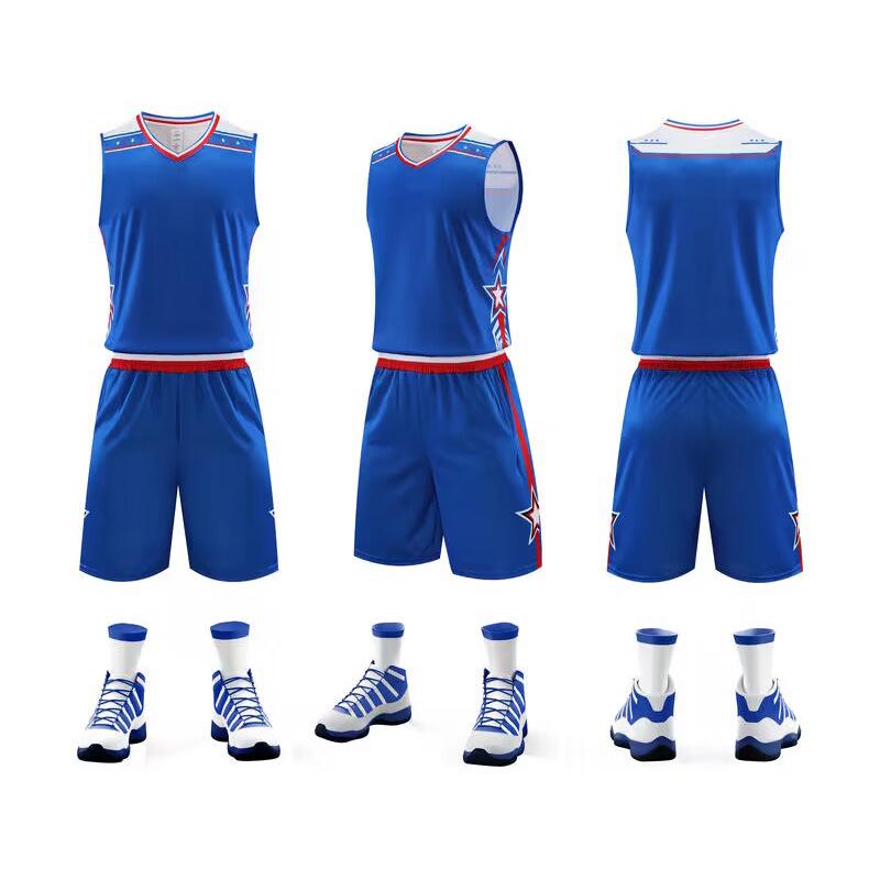Cross-Border Basketball Training Uniform Set: New Style for Kids & Adults