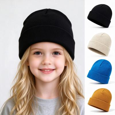 Children's Hats, Autumn and Winter New Wool Knitted Hats In Europe and America, Baby Pullover Hats, Male and Female Baby Hats, Winter