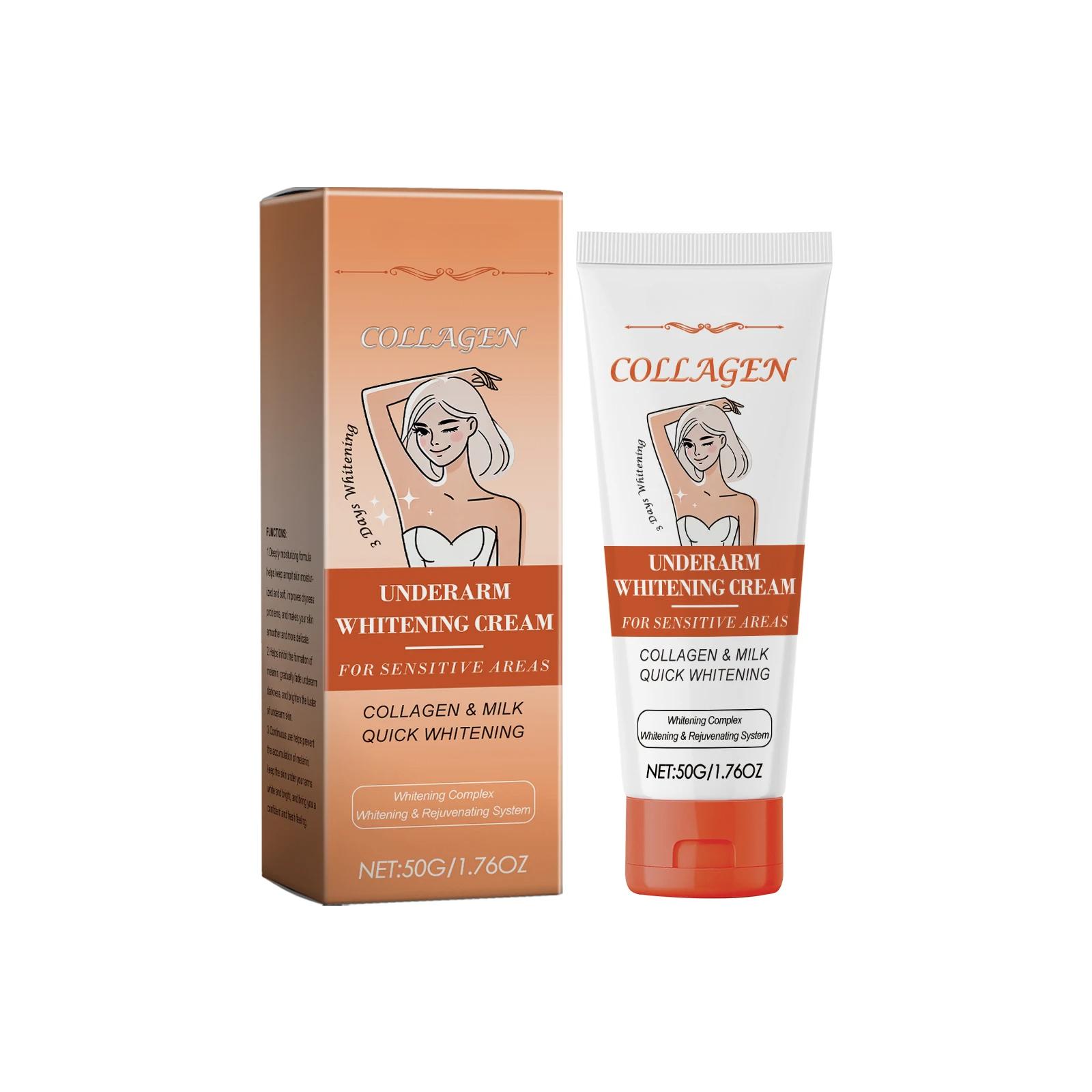 

Коллагеновый отбеливающий крем для подмышек, суставов, коленей, осветляющий тон кожи, длительно увлажняющий, разглаживающий, отбеливающий лосьон для тела 1pc