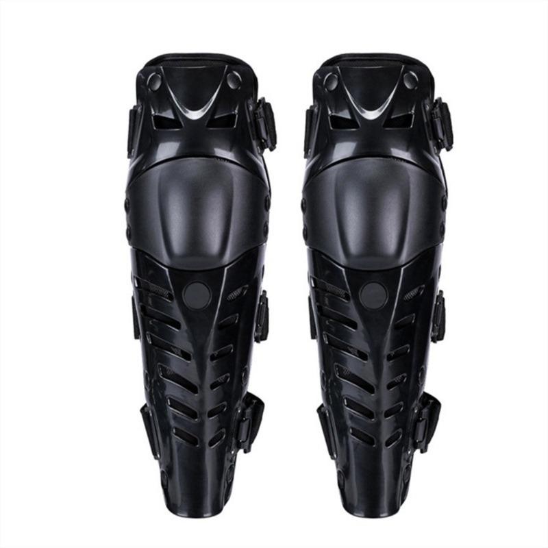 Durable Motorcycle Knee Pads Comfortable Soft Knee Guard Breathable PE Material Riding Protective Gears Outdoor Sports