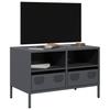 Vidaxl TV Cabinet, Black, 68X39X43.5 Cm, Cold Rolled Steel