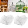 2pcs Lightweight Seed Catcher Guard Polyester Bird Cage Mesh Cover Bird Cage Accessory  Pet Birds