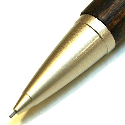 Mitsubishi Pencil PURE MALT Mechanical Pencil 0.5mm, Wooden Barrel, Dark Brown (M51025.22)