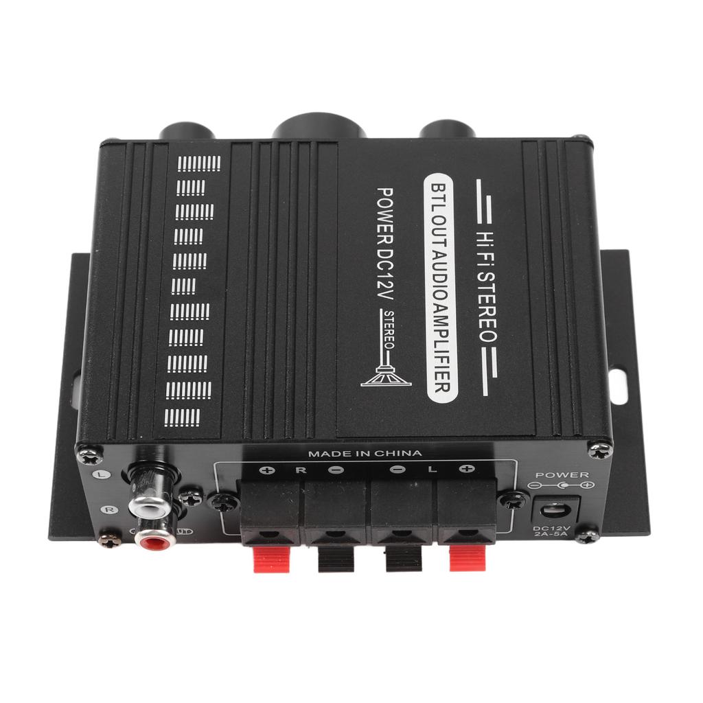 Car Audio Power Amplifier Dual Channel Circuit Guard Stereo Mini Amplifier 12V