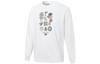Sweatshirts Men's White Crew Neck Moderate Regular 533677-02