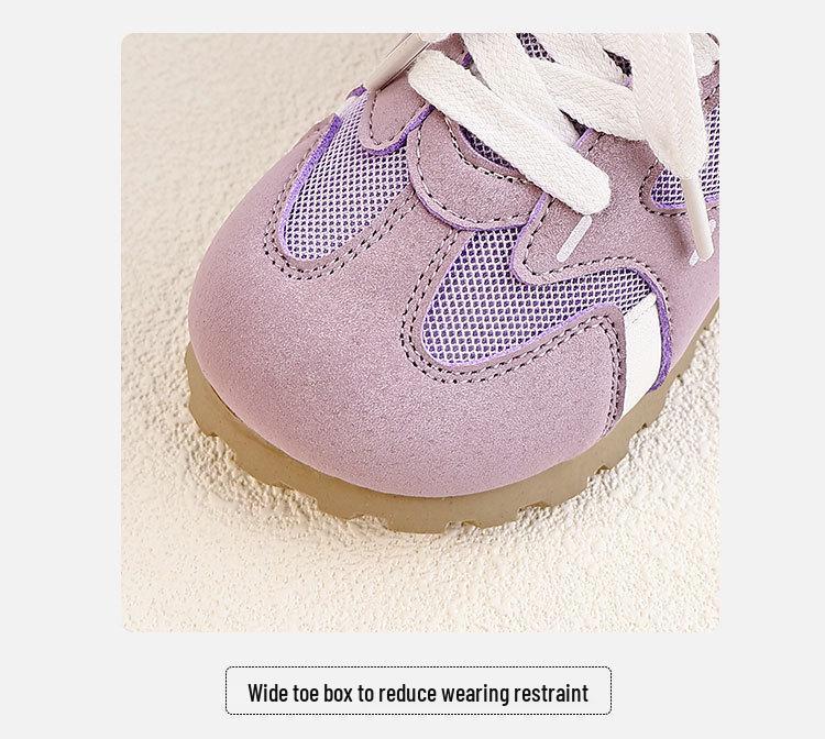 2025 Frühling Atmungsaktive Mesh-Laufschuhe für Mädchen - Weiche Sohle, Rutschfest, Ideal für das Training kleiner Mädchen