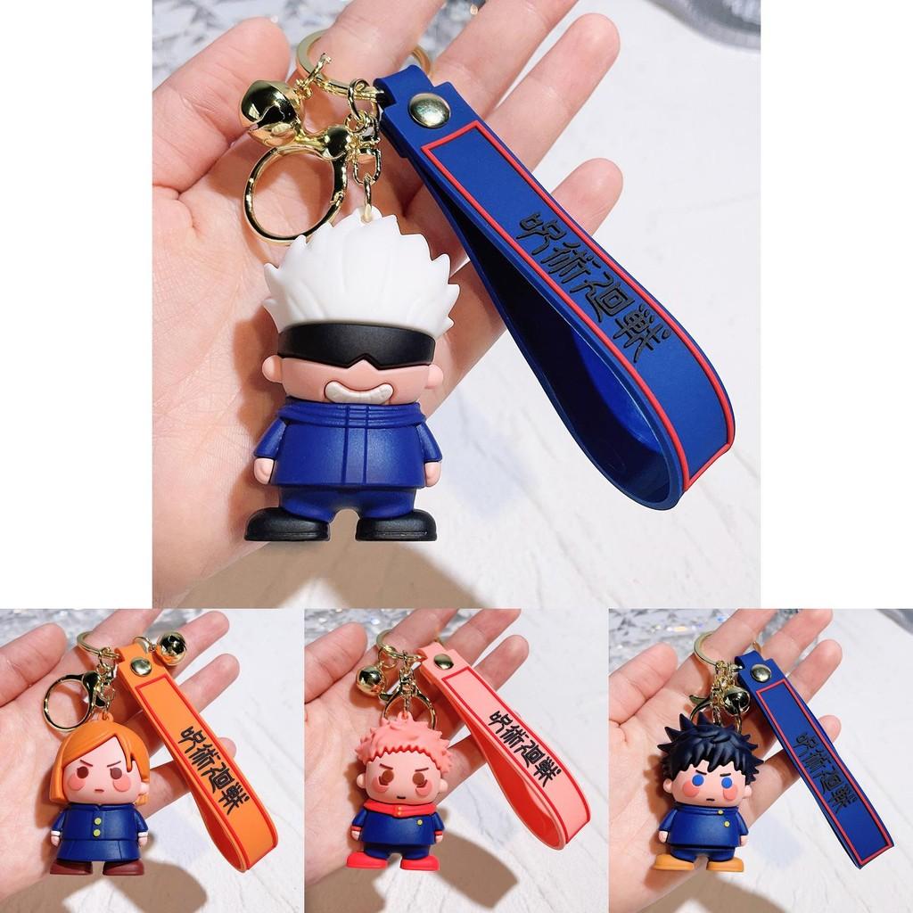Entzückende Jujutsu Kaisen Schlüsselanhänger Figuren 2024 Gojo Satoru Yuji Itadori Sammlerstücke