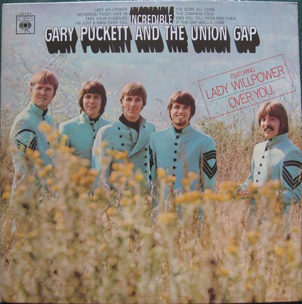 

LP Record GARY PUCKETT & THE UNION GAP - Incredible 63429 CBS 1968 UK Rock Used