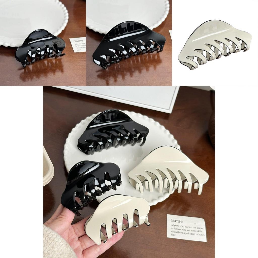 Stylish Large Acetate Hair Claw Clip For Thick Hair With Elegant Finish Ideal For Fashionable Women