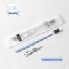 VANZEU 100-Pack Disposable Travel Toothbrush & Toothpaste Set