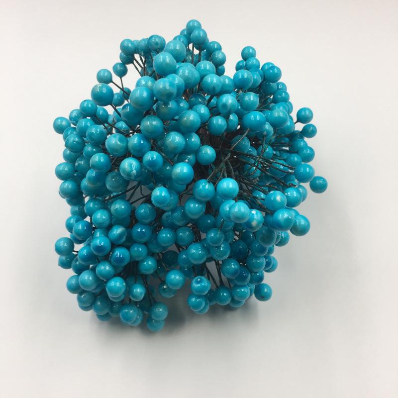 8mm Double-Headed Berry Branches for Christmas Wreaths & Wedding Candy Box Decor