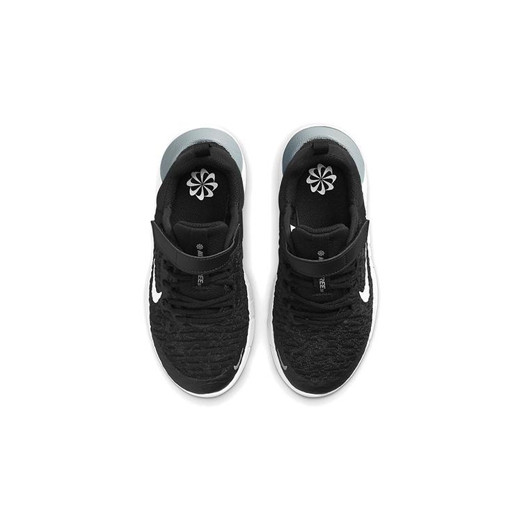 Nike Free RN Cushioning Low top Kids' Running Shoes Black White Children Aged 3 7 Years Old CZ3996-001