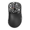 Three Mode Gaming Mouse Wired 2.4G BT5.3 10000 DPI Wireless Gaming Mouse with Mouse Sticker Black