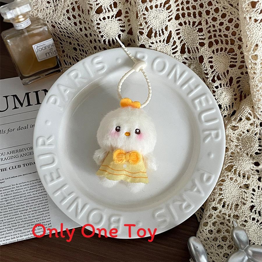 

Plush Chicken Keychain With Butterfly Bow For Girls And Couples Gift Ideas