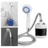 ABS Camping Electric Shower Head Portable Handheld Shower Pump Outdoor Shower Head Kit  Hiking