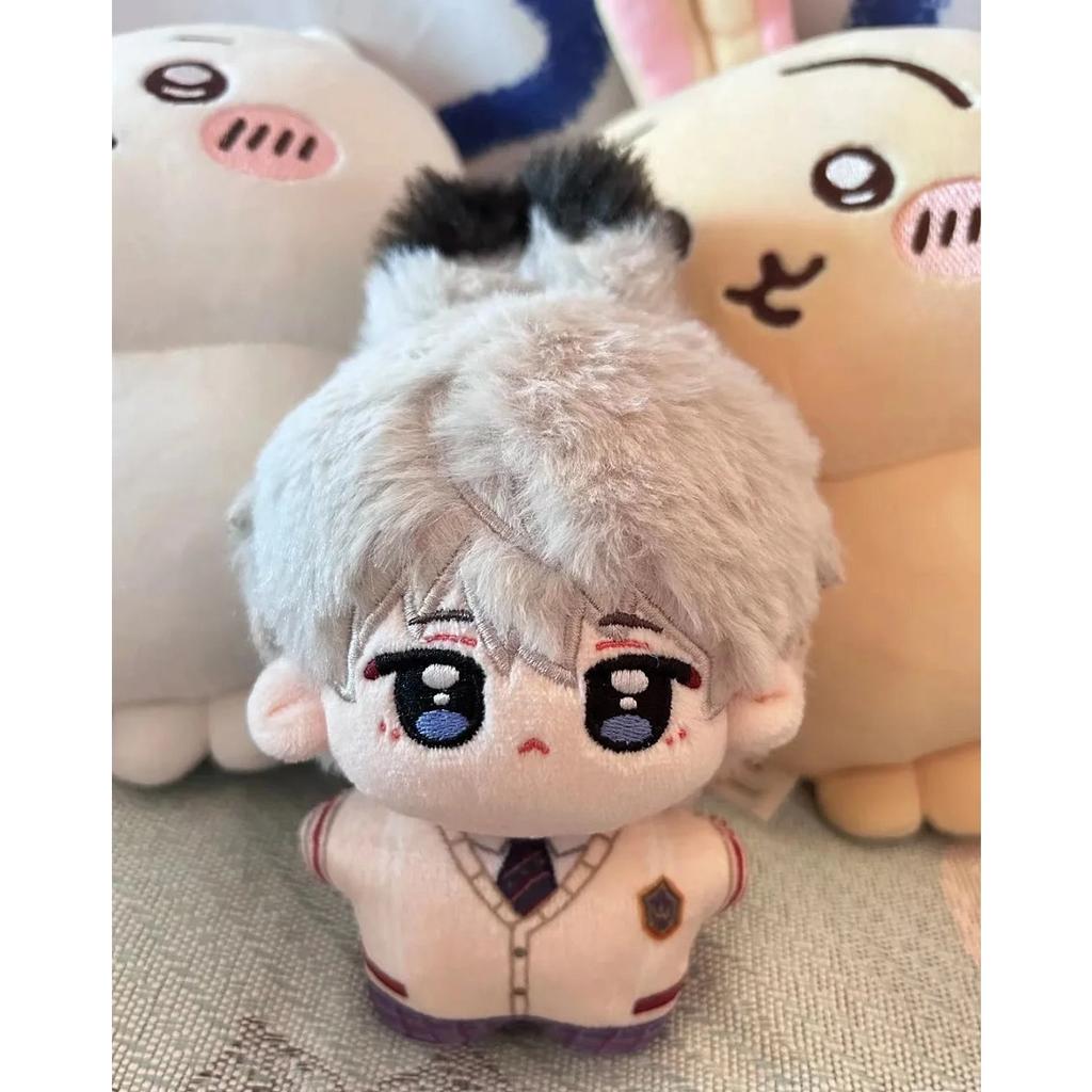 10cm Mini Love and Deepspace Bunny Ears Dress Up Xavier Shen XingHui Idol Cotton Doll Anime Plush Star Dolls Stuffed Figure Toys