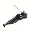 1pc Handmade Ceramic Creative Frog Ornament Incense Stick Holder, Aromatherapy Home Decor Censer Tea Pet (Without Incense)