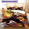 3pcs My Hero Academia Bedding Set Duvet Cover Closure Includes 1 Duvet Cover & 2 Pillowcases, Soft and Comfortable for All Seasons.