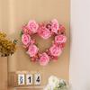 Valentine's Day Love Wreath Decoration Wedding Proposal Party Simulation  Rose Embroidered Ball Wreath Scene Decoration