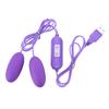 USB Power Jump 2 Egg Vibrator G-spot Multi Massage Stick Double Masturbation Clitoris Remote Control AV Orgasm Squirt Sex Toys