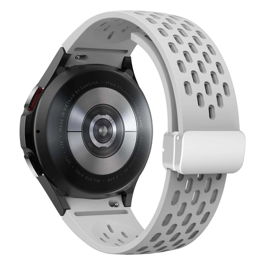 Silicone Strap for Samsung Galaxy Watch 6 5 4 5Pro 6Classic 40 44 45 43mm 47mm Magnetic Buckle Band No Gaps Bracelet Correa Belt