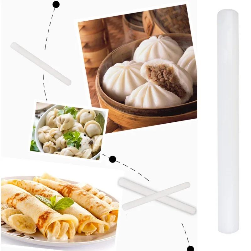 23cm 30cm 50cm Plastic Fondant Roller Rolling Pin Sugar Cake Dough Roller Stick Pastry Baking Decoration Tool Kitchen Accessorie