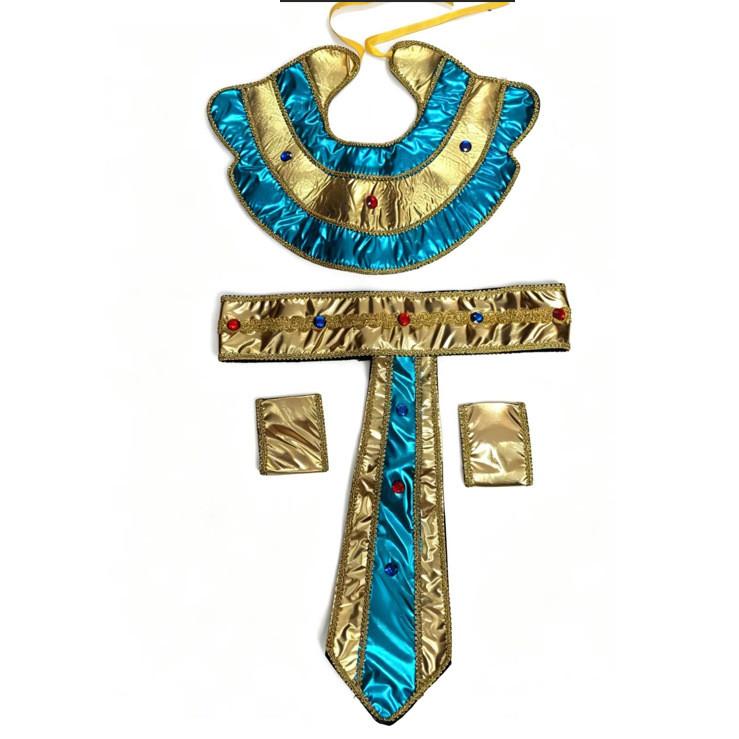 Ägyptisches Königinnen Kostüm Set Mit Handgefertigten Polyester Accessoires Für Halloween Cosplay Erwachsene