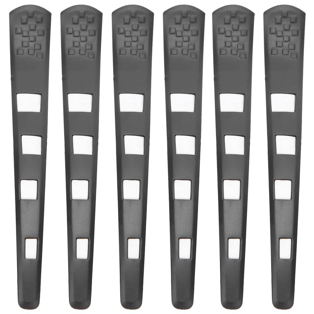 6pcs Professional Duckbill Hair Clip Portable Hair Salon DIY Sectioning Clips Styling ToolWhite